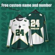 Free Customizable Name & Number - Quick-Dry 8-Layer Sports T-Shirt