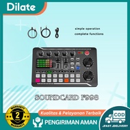 Sound Card V8s V8 F998 X50 / Bluetooth Audio Usb External Live Mixer Audio Soundcard