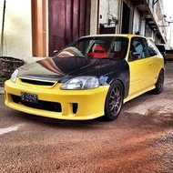 BUMPER AIRWALKER HONDA CIVIC EJ EK EK9 EK99 EK96 SO3 SO4 #MOMOKVTEC