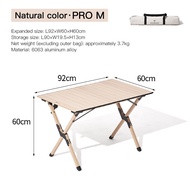 MOBI GARDEN Camping Folding Aluminum Table Egg Roll Table Portable Lightweight Outdoor Indoor Picnic