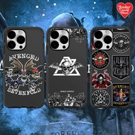 NEW "AVENGED SEVENFOLD" DESIGNATED CASE Bumper Case Black Neon Casing IP 6 until 15 PRO MAX