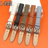 Spot Fossil Strap Genuine Leather 14mm Universal Strap Suitable for Polar Watch Accessories