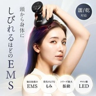 日本 NIPLUX EMS 頭皮按摩器 HEAD SPA PREMIUM｜電動頭皮按摩器 · 面部／頭皮／身體適用 · IPX7 防水無線設計