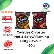 🔥Twisties Chipster Hot & Spicy Flavour/Flaming BBQ (60g)