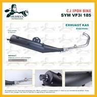 Exhaust CJ IPOH BIKE SYM VF3i 185 cutting standard  KAS 32x35mm