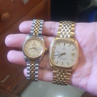 omega seamaster automatic +titoni automatic 