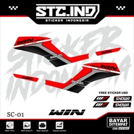 HONDA STRIPING STICKER WIN 100 13HONDA