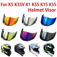 K5 K5S K5-S K3SV K1 K1S Motorcycle Helmet Shield for AGV Visera Casco Moto Visor K3SV helmet visors 