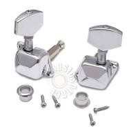 2PM Gitar Kapok-type Semi-closed Tuning Pegs Machine Heads Tuners Electric Acoustic Guitar replacement parts Chrome