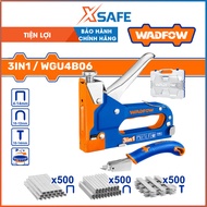 WADFOW WGU4B06 3IN1 stapler set for straight nails, U staples, concrete staples, size 4–14mm