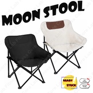 【CoreLab】 Moon Stool Foldable Outdoor Indoor Camping Fishing Hiking Chairs Beach Glamping Picnic Garden Patio Backpackin