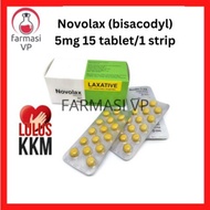 Novolax Bisacodyl Tab 15biji