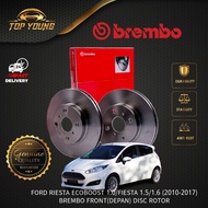 BREMBO FORD FIESTA ECOBOOST 1.0 / FIESTA 1.5 /  FIESTA 1.6 [2010~2017] FRONT ( DEPAN ) BREMBO DISC B