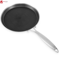 Crepe Pan Nonstick Honeycomb Dosa Pan Stainless Steel Kitchen Pancake Pan Induction Compatible Torti