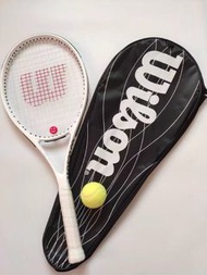 📣Wilson 威爾遜 PRO STAFF 97L 碳素 初學者 網球拍 單拍 白色 全新正貨🔥