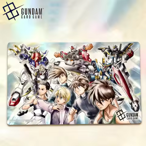 Bandai Official Gundam Card Game Play Mat Premium Set PB01 Game Mat Kids Card Game Accessory Anime C