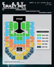 放 Lesserafim香港演唱會25/7單人