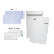 White Envelope 4.5"x9.5"/ 6"x9"/ 7"x10" (20s)