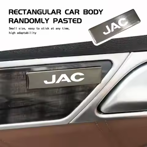 Car Trunk Body Sticker Aluminum Alloy Emblem Auto Stickers For JAC J3 J2 S5 A5 J5 J6 J4 S2 T8 RF8 M3