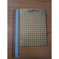 Beige Blonde Square Present Door Gift Wedding Thank You Paper Bag B14#4 纸袋