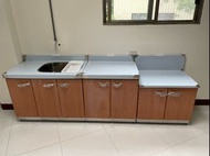 大慶二手家具 新品三件式流理台/洗手槽/洗碗槽/瓦斯台/系統櫥櫃