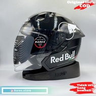 Helm RSV SV300 Black Glossy Visor Blue Sticker Redbull White