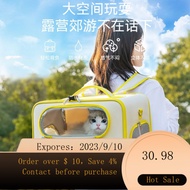 NEW Cat Bag Portable out Backpack Large Capacity Bag Cat Diaper Bag Dog Diaper Bag Portable Dog Backpack MW8R