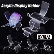 [Fast Delivery]3 Sizes Small Collectibles Pedestal Holder - Mini Acrylic Easel Display Stands - Desk