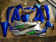 ชุดสี Wave 125R น้ำเงิน/เทา 1 ชุด (กุญแจกลม) 11 ชิ้น