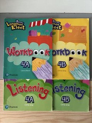 已做已對 Primary longman elect 4A 4B workbook listening 朗文英文作業 聆聽 小學四年級 不是課本 教科書
