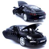 Bburago | Deco 124 Porsche 911 Carrera S Black Model Car