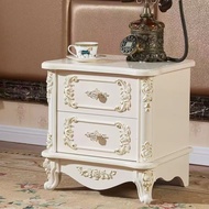 Minimalist Carved Tea Pot Storage Cabinet bedside table style L48cm*W40cm*H48cm