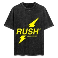 Mens Rush Poppers Liquid Incense The Gay Bottom Chest T-shirt Plain Boys Whites Vintage Clothes Men 