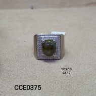 Cincin Cowok/Pria Batu Emas 750 CCE0375