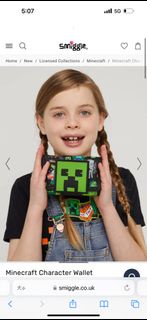 Smiggle Minecraft wallet 銀包⚡️錢包⚡️我的世界⚡️聖誕禮物，新年禮物⚡️利是⚡️紅包⚡️Christmas New year birthday gifts presents