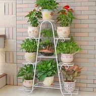 9-Tier Iron Flower Pot Rack Standing 9-Tier Iron Flower Stand
