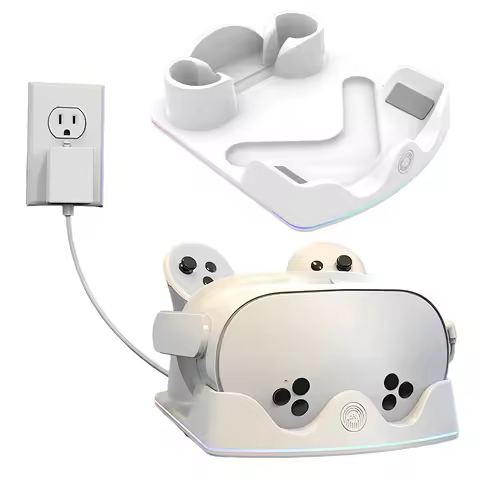 Charging Dock for Meta Quest 3S Headset Display Stand and Controller Mount Controller Holder for Met