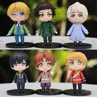 Q Version Cartoon Hetalia r Figure Model Arthur Lucia Wang Yao Al Figure DIY Two-Dimensional Gift