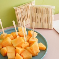 Pure Natural Bamboo Fork Fruit Snacks Small Cake Snacks Forks Gift Forks Fruit Forks Toothpicks Hous