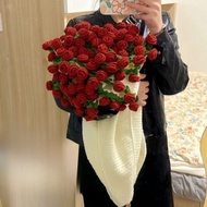 Rose Bouquet Blanket Hand-Knitted Wool Blanket Ball Crochet Flower Blanket Flower Crochet Blanket Ai