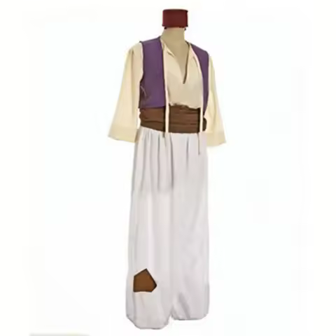 Anime Mythical Prince Aladin for Adults Cosplay Complete Set Clothing Man Dance Party Movie Hallowee
