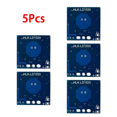 5Pcs LD1020 10G Intelligent Human Microwave Radar Sensing Module Low Power Micro Motion Intelligent 