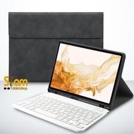 ARDISSI เคส + คีย์บอร์ด Samsung Galaxy Tab S6 Lite / Tab S7 / S8 / S7 Plus / S8 Plus / S7 FE / เคส S