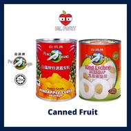 【Peace】Canned Fruit 白鸽水果罐头（Halal）- 565g | Dr.fruit / Tin Buah-buahan/ Lychee/Pineapple/Nanas/Laici