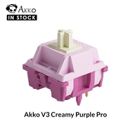 Akko V3 Creamy Purple Pro Switch With 5-Pins For Mx Mechanical Keyboard