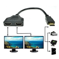 Hdmi SPLITTER Cable 2 Ports Without POWER - 1 INPUT To 2 OUTPUT E1302