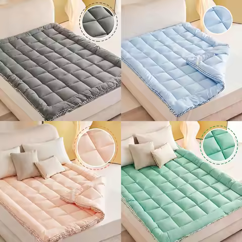 Futon Mattress, Floor Mattress Tatami Futon Mattress, 1000G Portable Roll Up Foldable Mattress, Slee