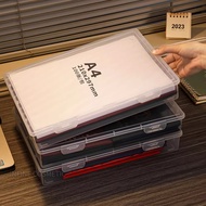 Document A4 Organizer Storage Box File Stationary Passport Organiser Transparent Stackable Dustproof