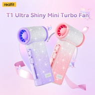 Realfit T1 Ultra High Speed ​​Fan, 199 Levels of Maximum Wind Speed ​​for Rapid Cooling, 3500mAH for