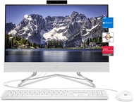 HP 2022 Newest All-in-One Desktop, 21.5" FHD Display, AMD Athlon Silver 3050U, 12GB DDR4 RAM, 512GB